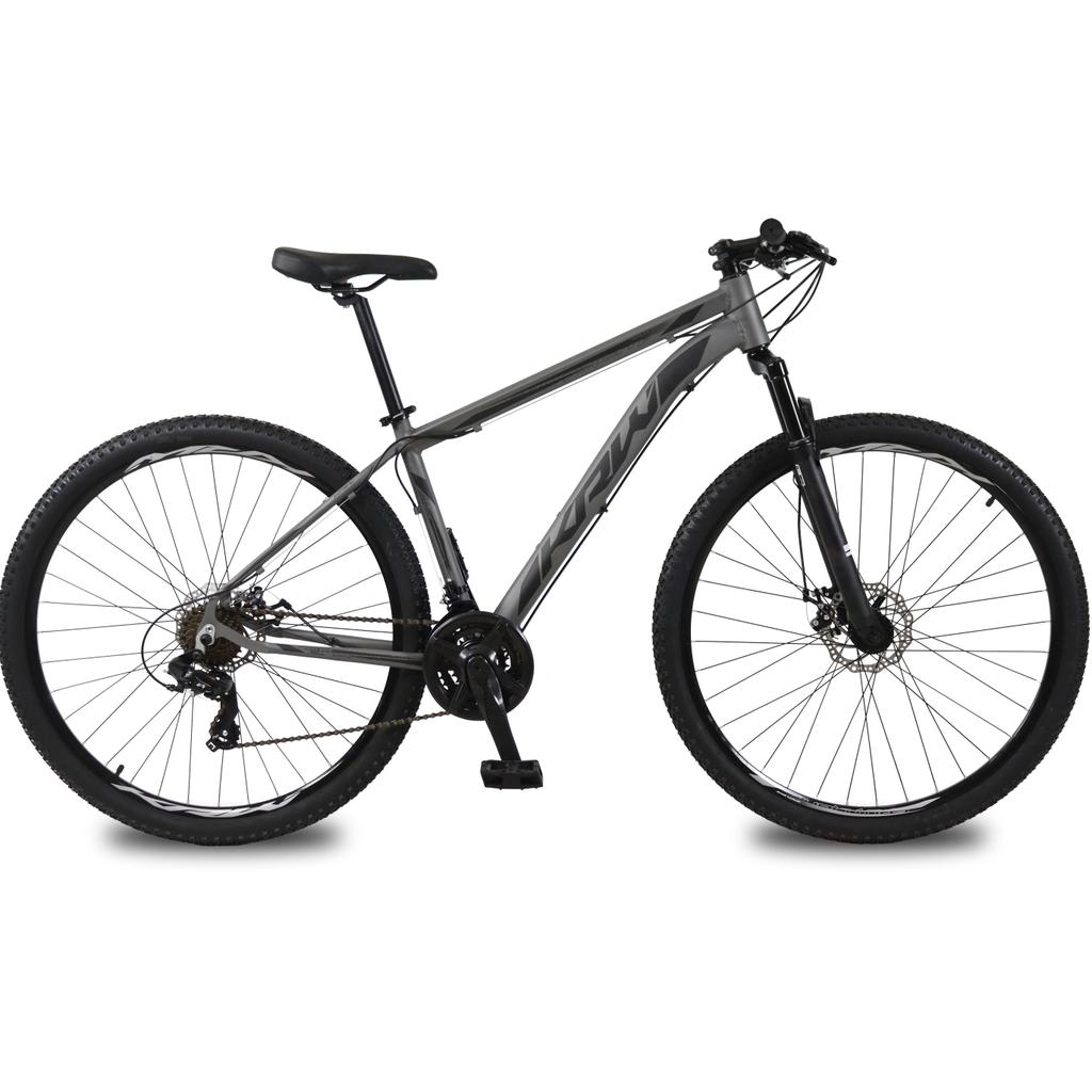Bicicleta Aro 29 KRW Alumínio 24 Velocidades Freio a Disco Suspensão dianteira Mountain Bike S1 em Oferta na Shopee