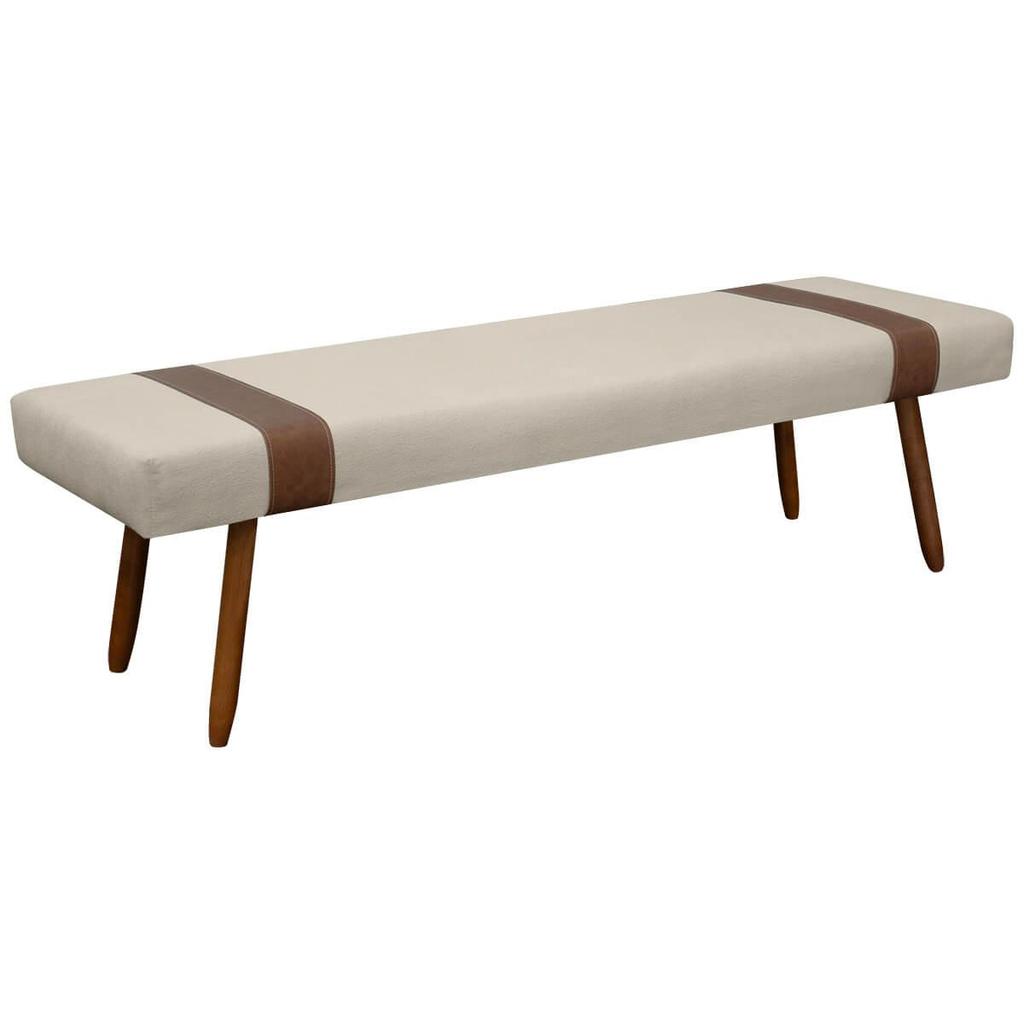 Puff Recamier Retangular para Sala Quarto Belt 195cm Bouclê - SOFA STORE