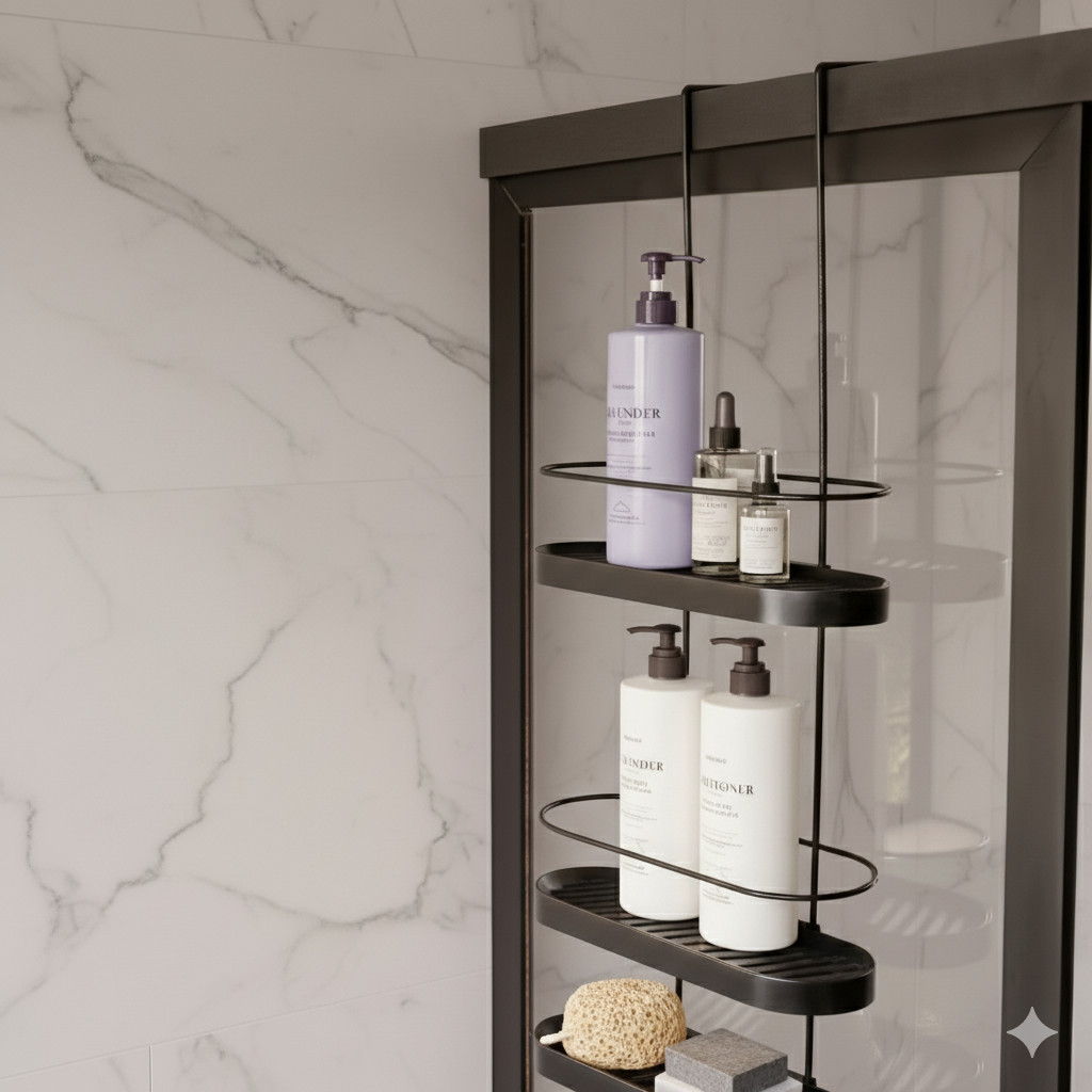 Suporte Shampoo Box Aramado 03 Andares Wave Triplo Reforçado Banheiro