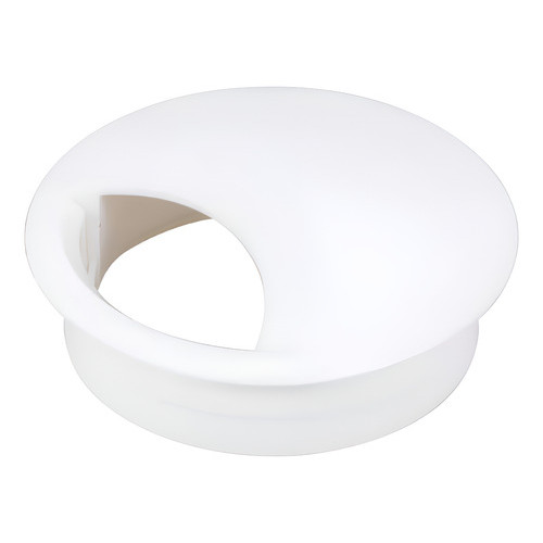 20x Acabamento Moveis Passafio Tapa Furo Redondo 46mm Branco