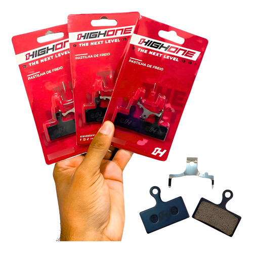 3 Pares Pastilha Freio Bike Mtb Slx Xt Xtr Deore