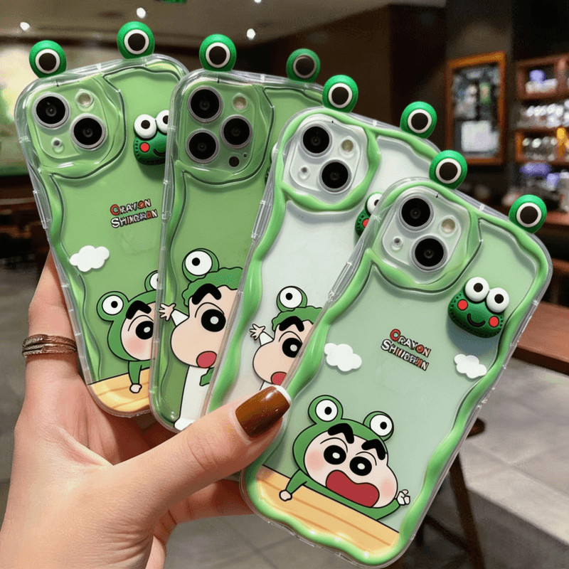 Capa Para Samsung Galaxy S26 Ultra S25 S24 Plus S26FE A17 A06 A07 A16 A56 M16 A36 A55 A15 Desenhos Animados 3D Orelhas D