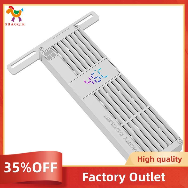 - 3 Versão Display Digital Memória Vara Resfriamento De Ar Dissipador De Calor Silencioso PWM Triplo-Ventilador Controle