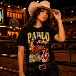Camiseta Pablo Arrocha Camisa Cantor Brega Sertanejo Streetwear Vintage Feminina Promoção