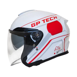 CAPACETE GP TECH OPEN DUO R18 GP JAPÃO QUEIXEIRA REMOVÍVEL + ÓCULOS INTERNO FUMÊ