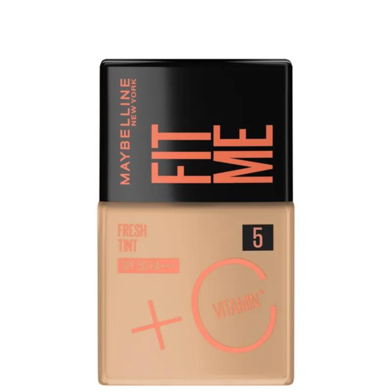 Base Maybelline Fit Me Fresh Tint SPF50 + Vitamina C 05 30ml