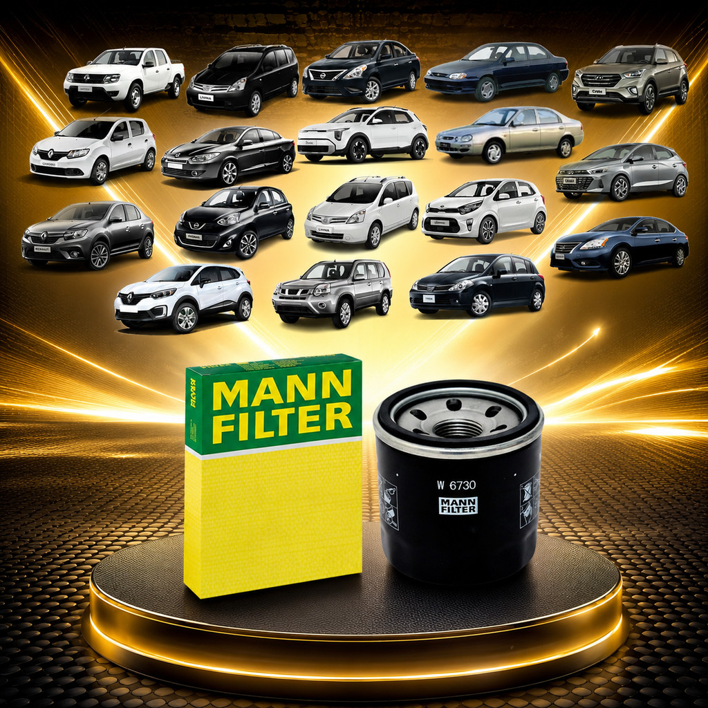Filtro De Óleo Mann-filter W6730 Versa March Sentra Tiida Xtrail 350z Nissan
