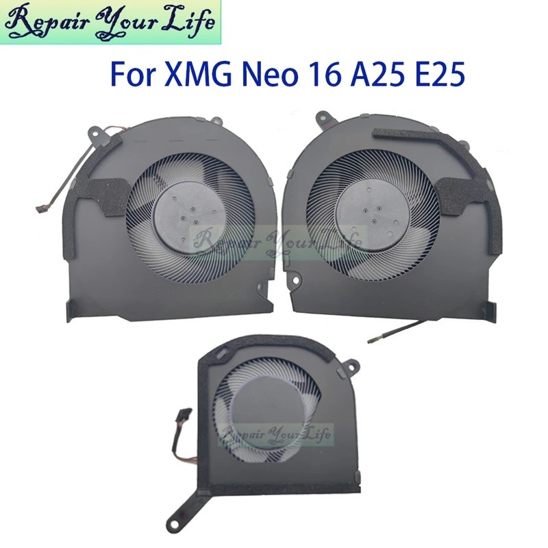 Ventiladores Refrigeradores Para Notebook , XMG Neo 16 A25 E25 2025 RTX 5080 5090 THER7X6AR8-3721 3731 DF1 DF2 DF3 VGA C
