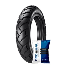 Kit Pneu Aro 17 Ira Bunker 60/100-17 + Câmara de Ar Biz 100/110/125