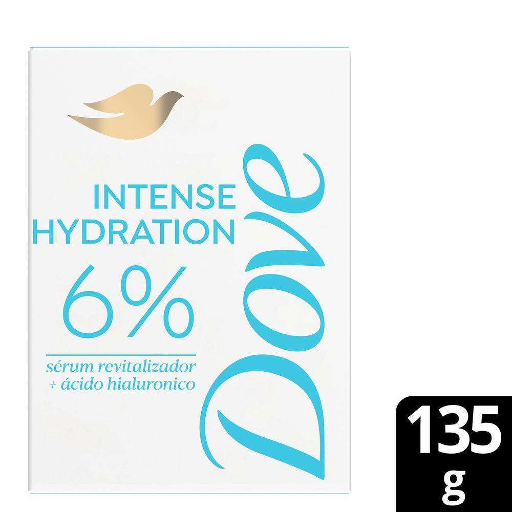 Imagem de Sabonete em Barra Dove Hidratação Intensa Sérum Revitalizador e Ácido Hialurônico 135g