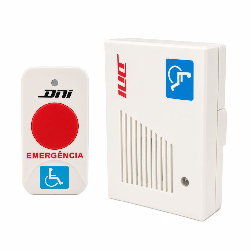 Alarme de Idoso e Deficiente PNE/PCD para Emergência Pilha - DNI 4241