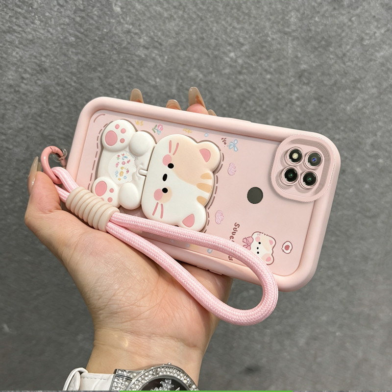 Capa for redmi 9c 10a normal capinha cordinha feminina suporte JTDTMZJ9