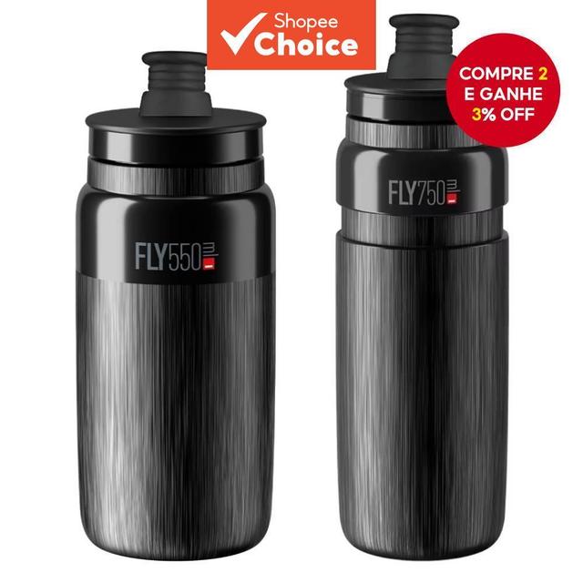 Garrafa De Água Com Mosca ELITE | Ciclismo Ultraleve , Cabe Em Shaker De Proteína E Copo De Bota De Silicone Tampa De Fr