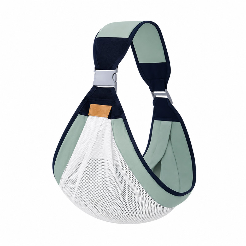 Canguru Bebê Até 20Kg Sling Carregador Criança Lateral Maternidade Suporte Ombro Respirável Dobrável Porta Bebês MSFILM