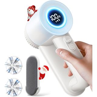 Removedor de Pelos Recarregável para Tecidos, Removedor de Fiapos para Roupas, Removedor de Pelos com 6 Lâminas