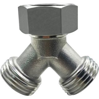 Divisor de Mangueira de Jardim em Aço Inoxidável Beduan, Conector Y de 2 Vias, Resistente para Torneira de Jardim Extern