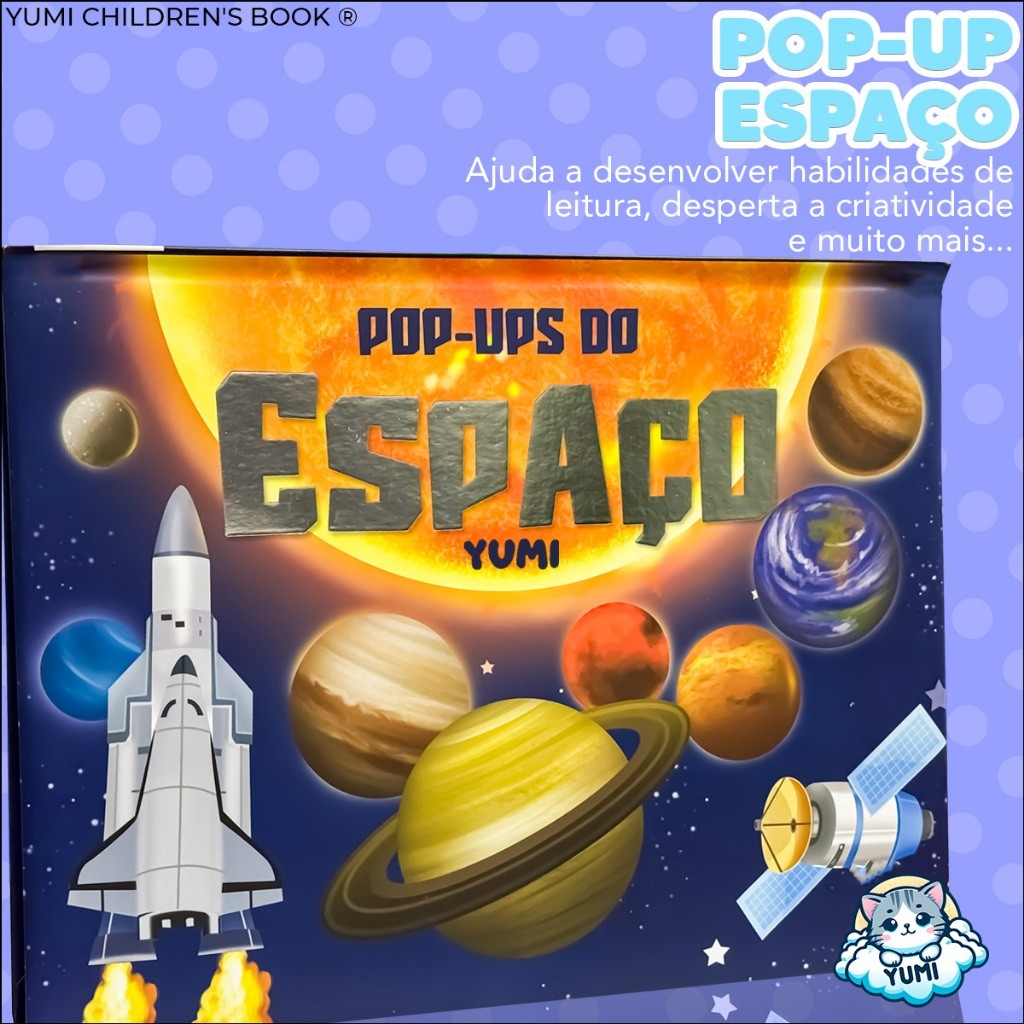 Livro Interativo Em 3D Espaço Planetas Pop-ups | Curiosidades em 3d Colecionável | Capa Dura Premium · foto 2