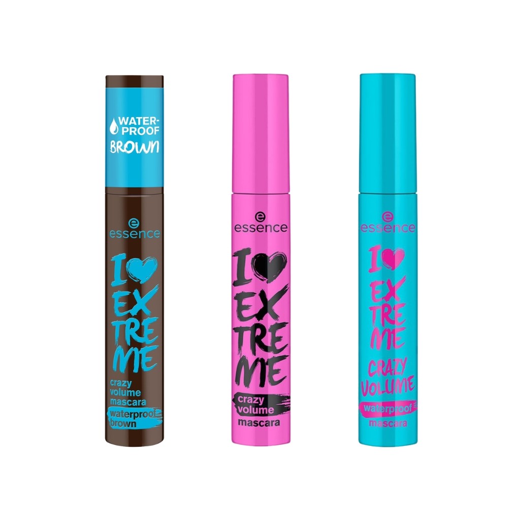 KIT I Love Extreme Crazy marrom + preta + Waterproof essence