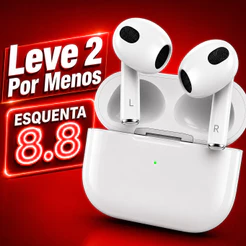 Fone de Ouvido Bluetooth TWS RS20 - Som Grave HD V5.4 Microfone Integrado e Bateria de Longa Duração