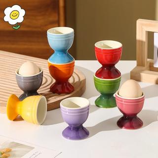 maoting } Copos De Cerâmica Para Ovos , Porta-De Porcelana Colorida De Qualidade Alimentar Cozidos Macios , Chá De Panel