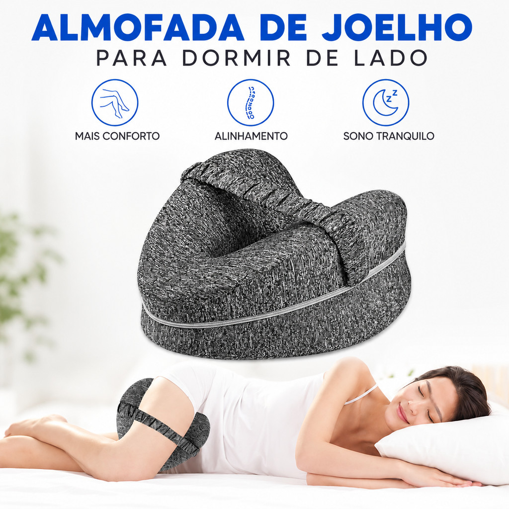 Almofada De Joelho E Perna Conforto Para Dormir De Lado