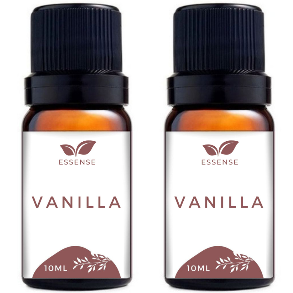 2 Essências de Vanilla 10ml Hidrossolúvel Aromatizador Difusor Umidificador Essência Baunilha Vanila