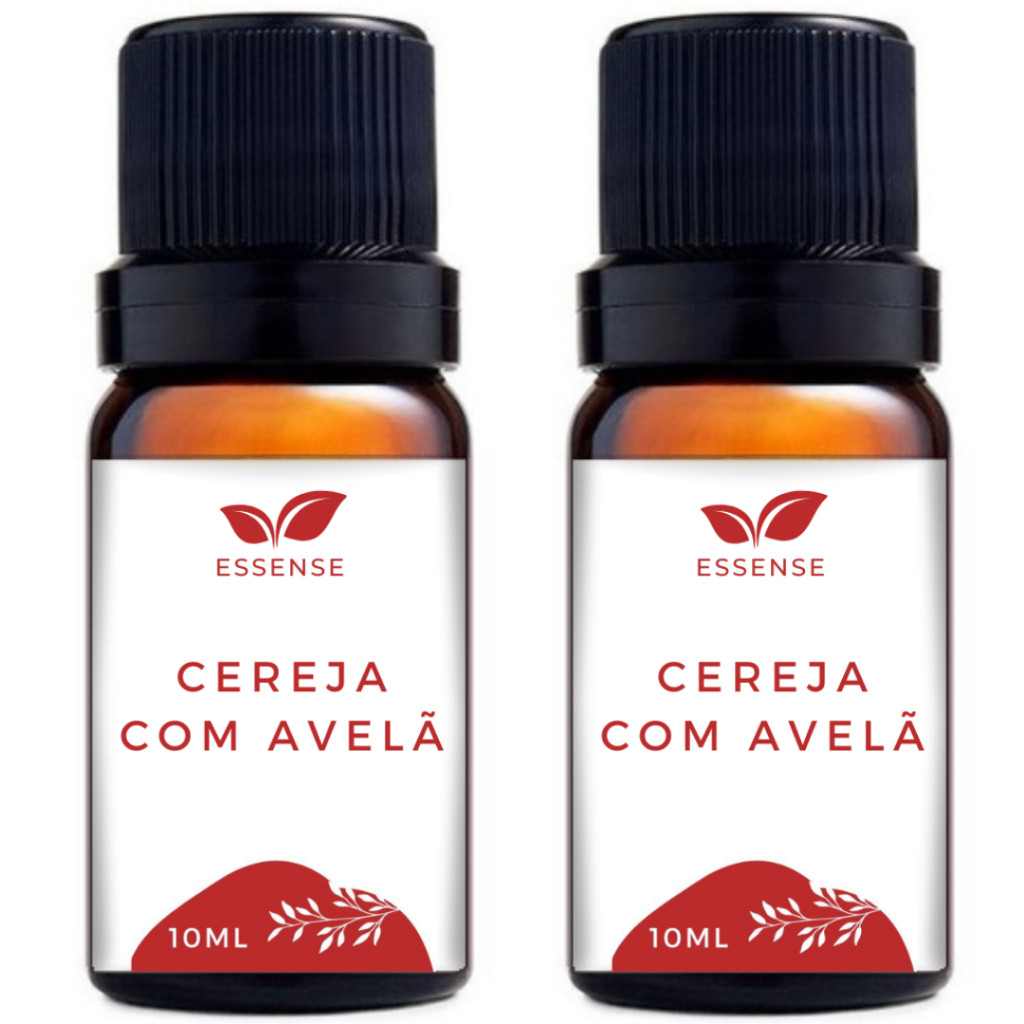 2 Essências de Cereja com Avelã 10ml Aromatizador Difusor Umidificador Hidrossolúvel Aromaterapia