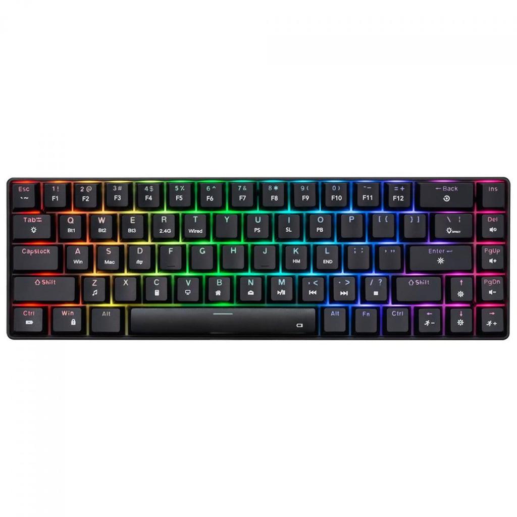 Teclado Mecânico Gamer Xtrike Me GK-995W, Wireless/Bluetooth, RGB, ANSI, 60%, Preto