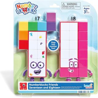 hand2mind Numberblocks Friends Pacote de Figuras Sete e Oito, Brinquedos de Números e Contagem para Crianças Pequenas, C