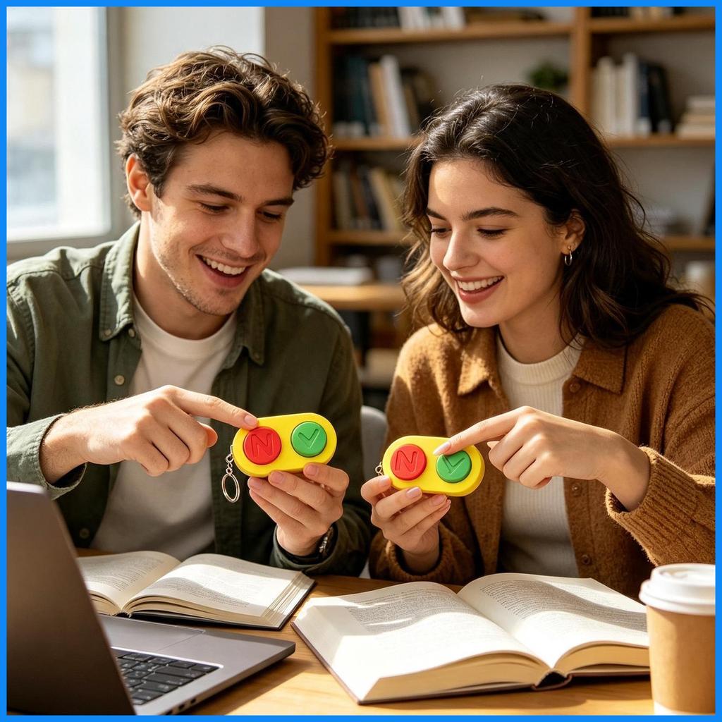 Clicando Brinquedo Fidget Engraçado 3D Impresso Silencioso Novidade Botão Mecânico Dedo Clicker Brinquedos Para Crianças