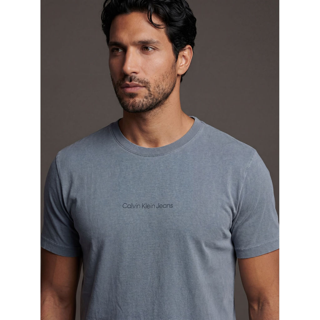Imagem Camiseta Manga Curta Calvin Klein Jeans Masculino Logo Est. 1978 - Marinho