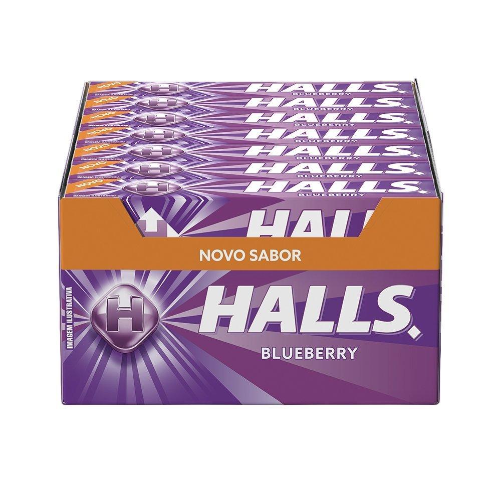 Drops Halls Blueberry 28g - Embalagem com 21 Unidades — imagem 2 de 2