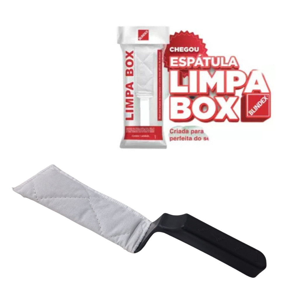 Limpador De Transpasse Espatula Limpa Vidros Janelas E Box