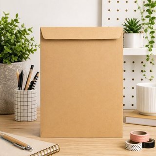 Envelopes Papel 260x360mm 250 Unidades Parda REIART