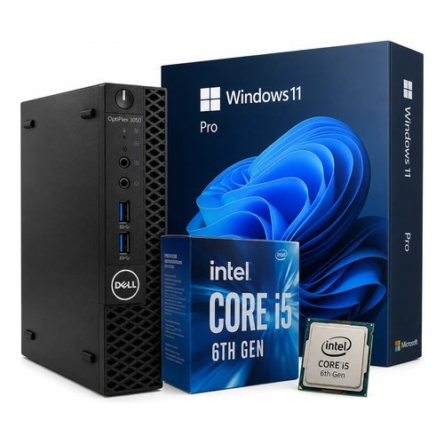 Mini Cpu Dell Core I5 6°ge 8gb Ram 240gb Ssd Win11 Wifi 127/220v