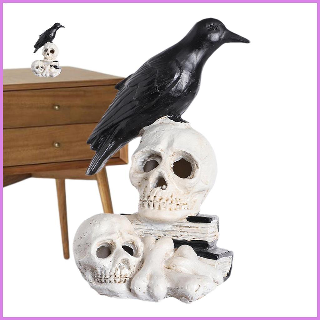 Estátua De Pilha De Caveira , Decorativa Distinta , Decoração De Halloween , Assustador , Destaque De Casa Para chwuiebr