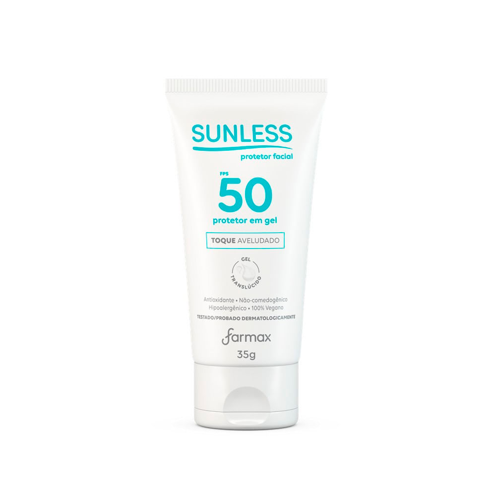Protetor Solar Facial Sunless FPS 50 Translúcido 35g