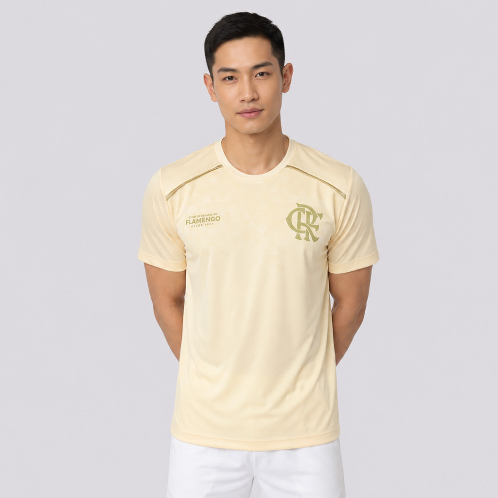 Camisa Flamengo Áureo Bege