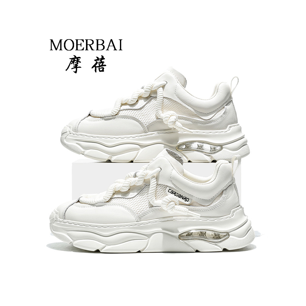 Mobe sapatos masculinos 2026 verão novo estilo sapatos de couro genuíno respirável esportes masculinos sapatos casuais s