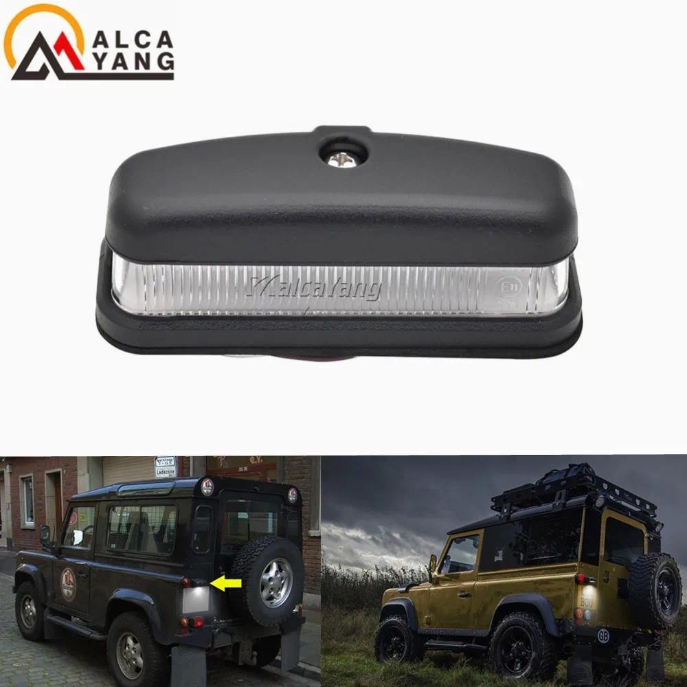 1X Para Land Rover Série 2 2A E 3 Todos Os Modelos Defender 90/110/130 Branco LED Luz Da Placa De Licença Lâmpada Identi