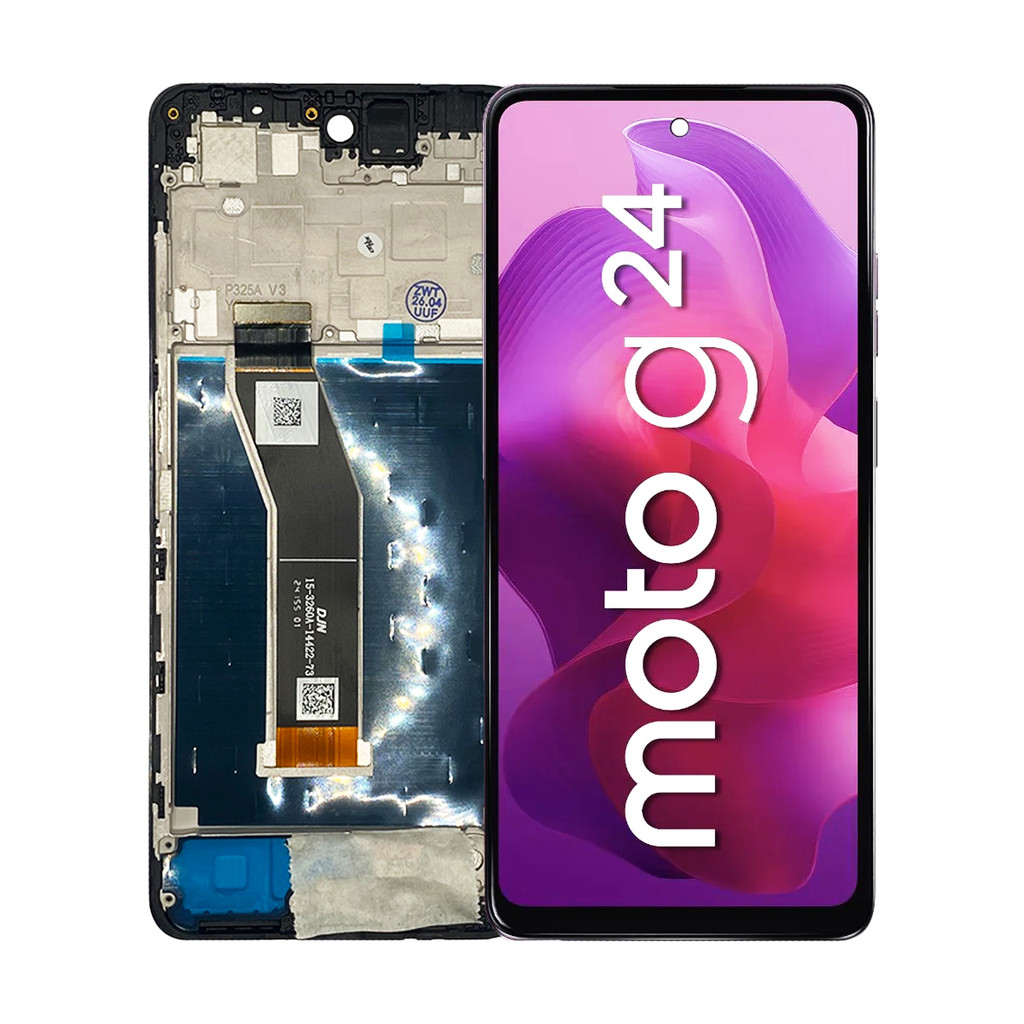 Frontal Para Motorola Moto G24 / G24 Power C/ Aro
