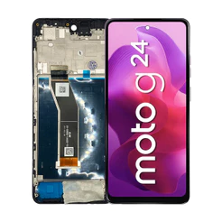 Frontal Para Motorola Moto G24 / G24 Power C/ Aro