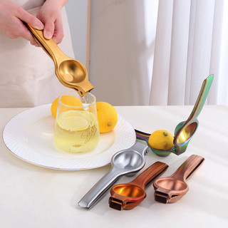 Buyer estrela Manual espremedor de limão clipe espremedor doméstico suco laranja pequeno espremedor espremedor manivela