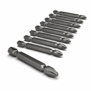 Kit 10 Bits PH2 65mm Imantados CR-V para Parafusadeira