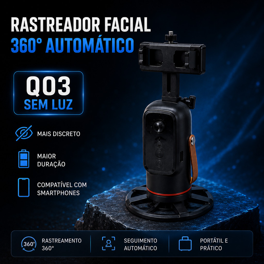 Suporte Gimbal De Mesa Celular Rastreio de Rosto