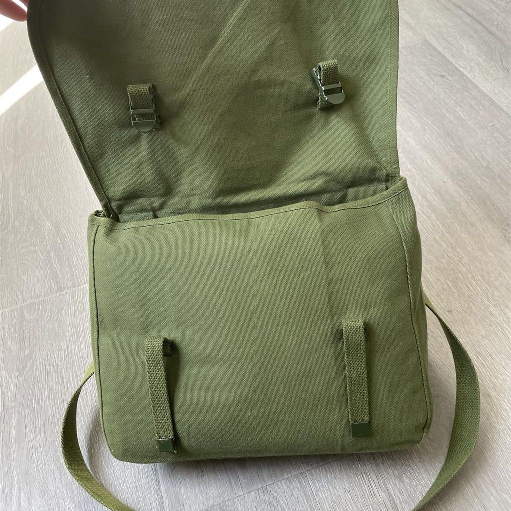 Autêntica Bolsa De Lona 87 À Moda Antiga Fang