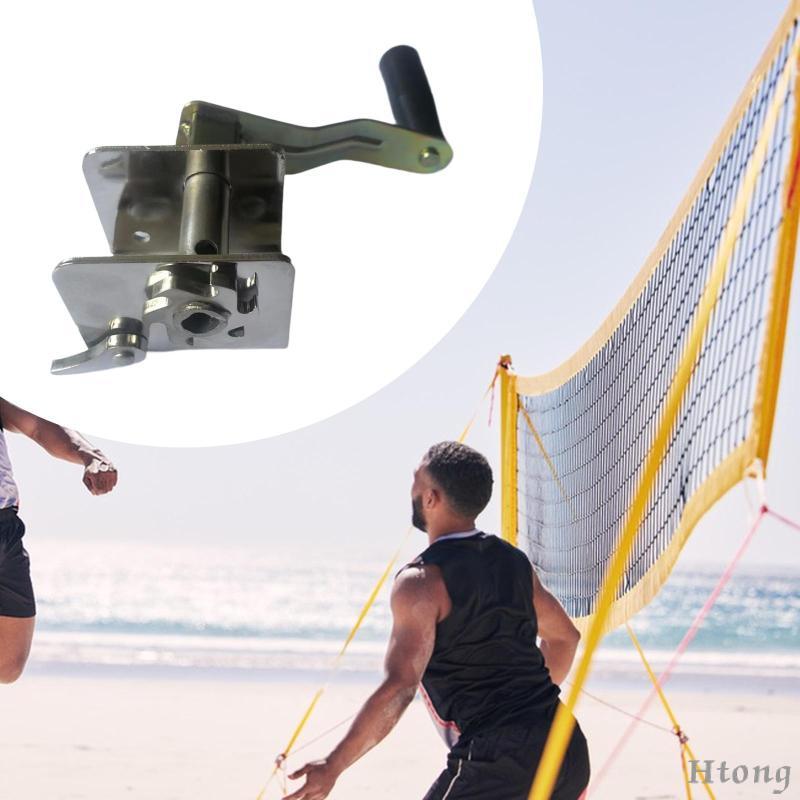[Htong] Tensor De Pólo De Badminton De Alto Desempenho , Fácil Configuração , Manivela , Rede De Vôlei , Peça De Catraca