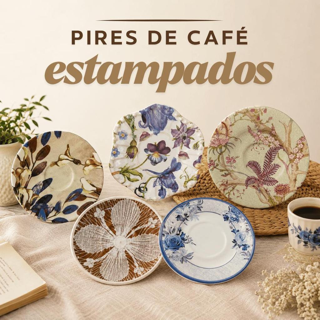 Pires de Café Avulso em Cerâmica Porto Brasil e Alleanza 12cm 2° Class. - 1 unid.