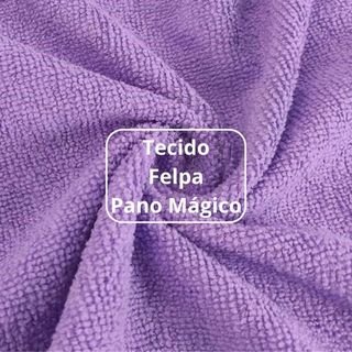 Tecido Atoalhado Felpudo Microfibra 1,50 de Largura De Poliamida Macio Absorve Não Arranha Não Solta Pluma Para Limpeza
