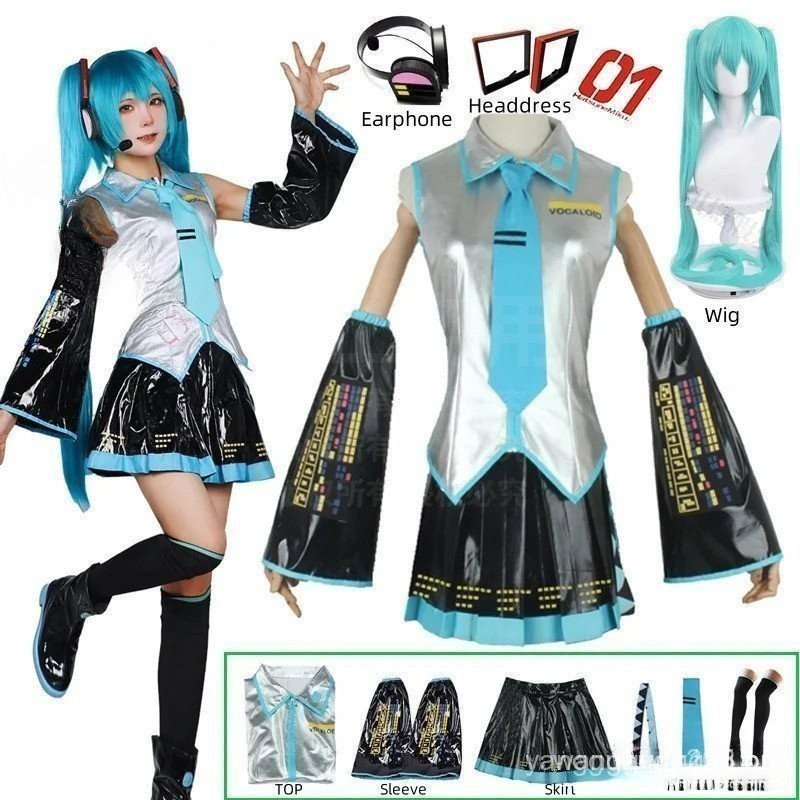  Cosplay Traje Peruca Headwear Conjunto Completo De Acessórios De Festa De Halloween Para Meninas Mulheres 753